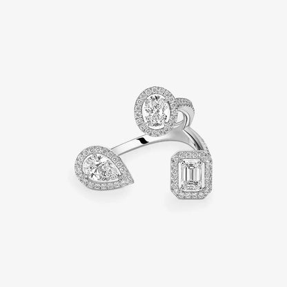[[Luxery] Diamond Ring 0,25ct My Twin Trilogy