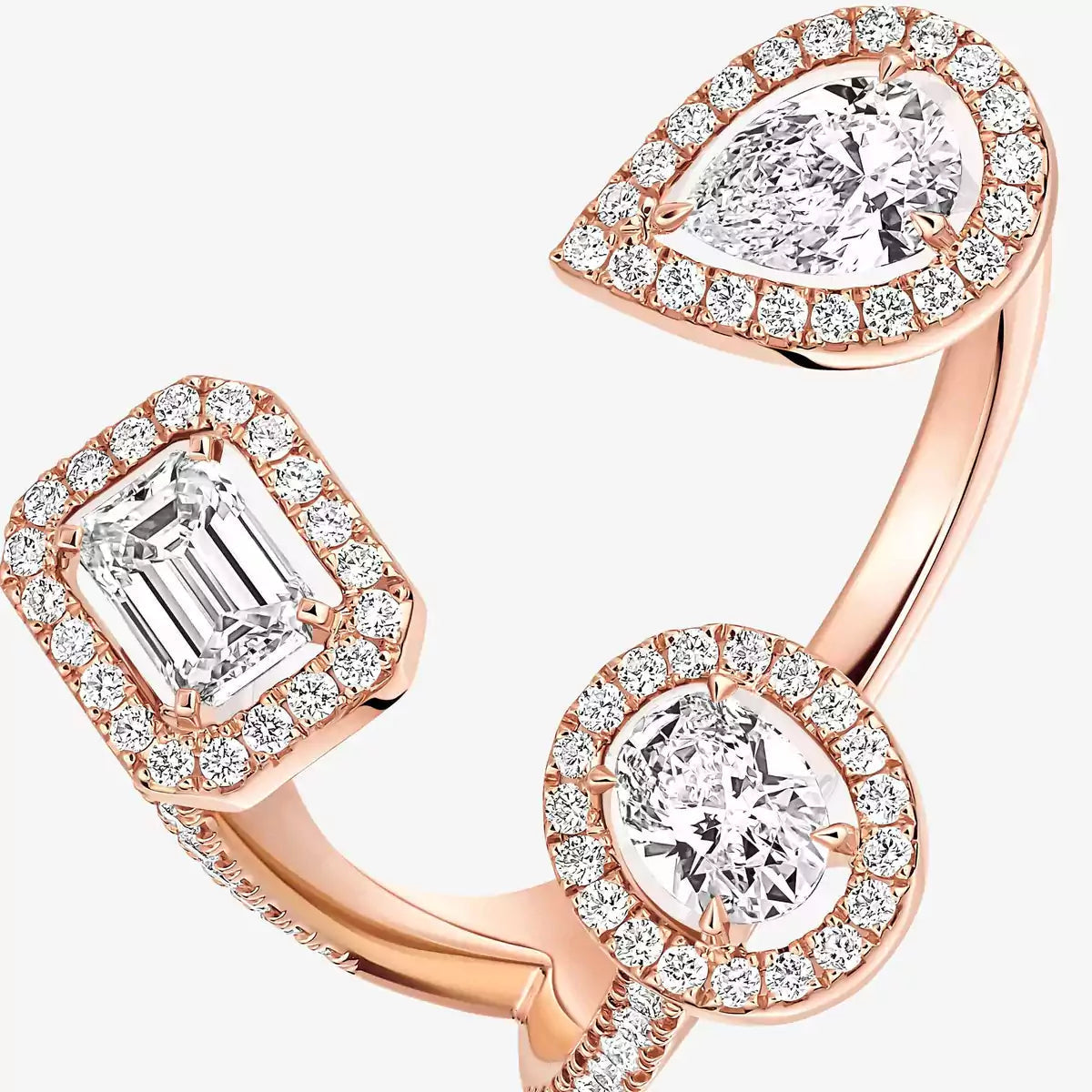 [[Luxery] Diamond Ring 0,25ct My Twin Trilogy