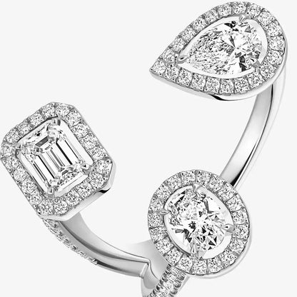 [[Luxery] Diamond Ring 0,25ct My Twin Trilogy