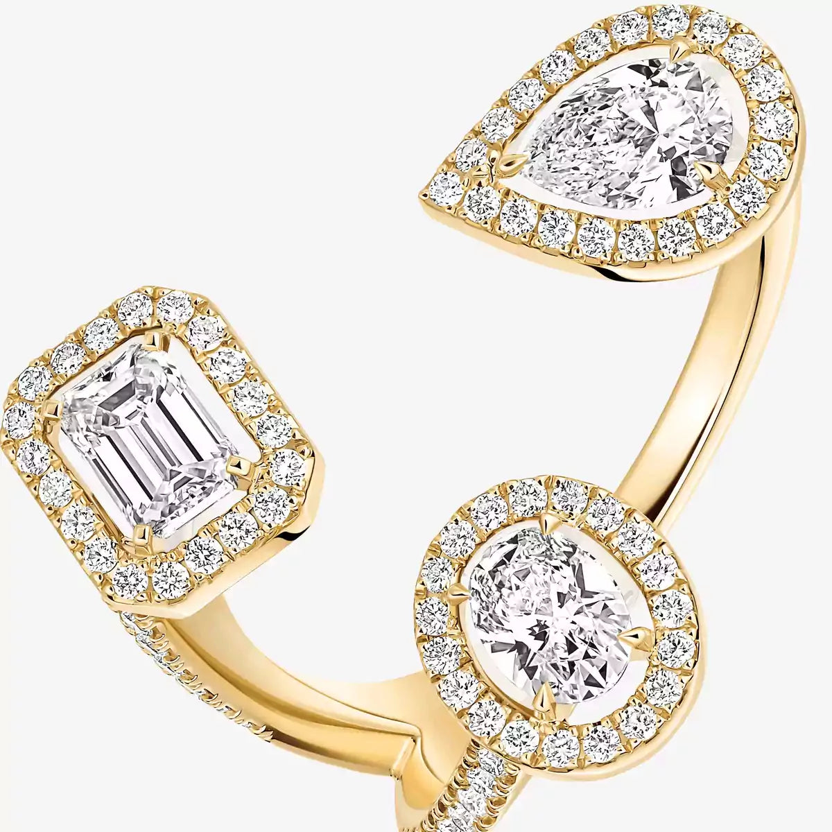[[Luxery] Diamond Ring 0,25ct My Twin Trilogy