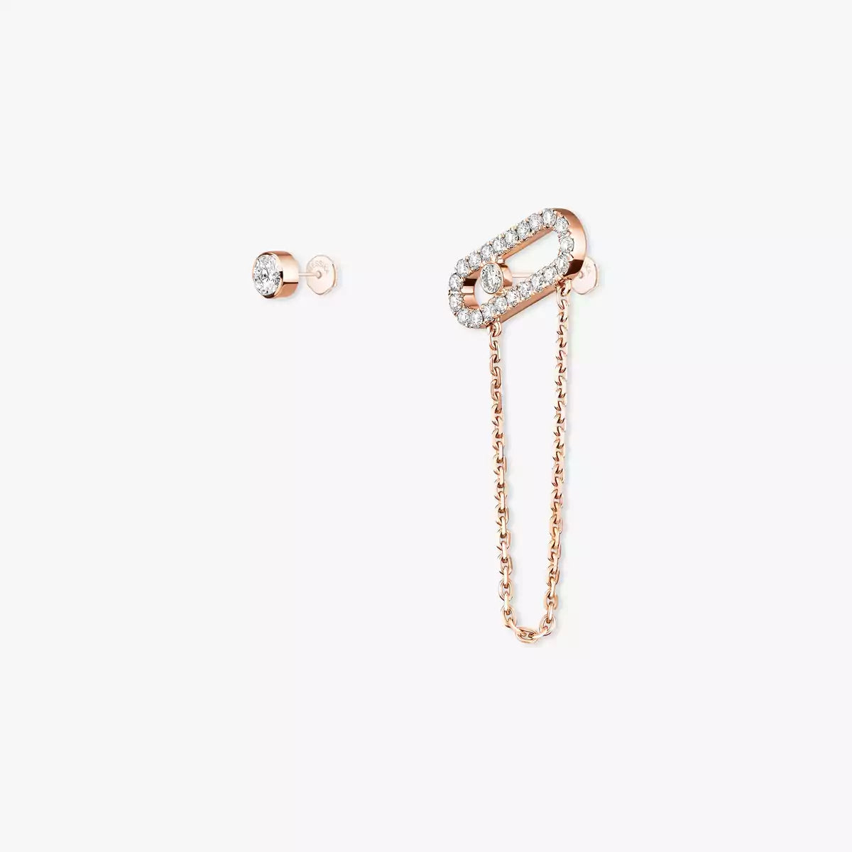 [Luxery]Move Uno Diamond Earrings