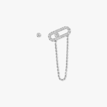 [Luxery]Move Uno Diamond Earrings