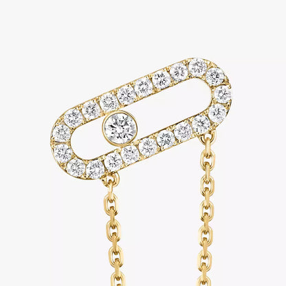 [Luxery]Move Uno Diamond Earrings