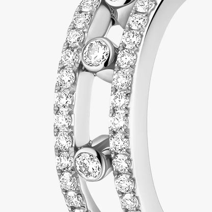 [Luxery]Diamond Pave_ Hoop Earrings Move