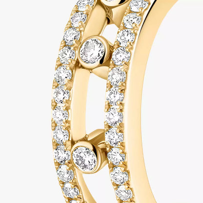 [Luxery]Diamond Pave_ Hoop Earrings Move