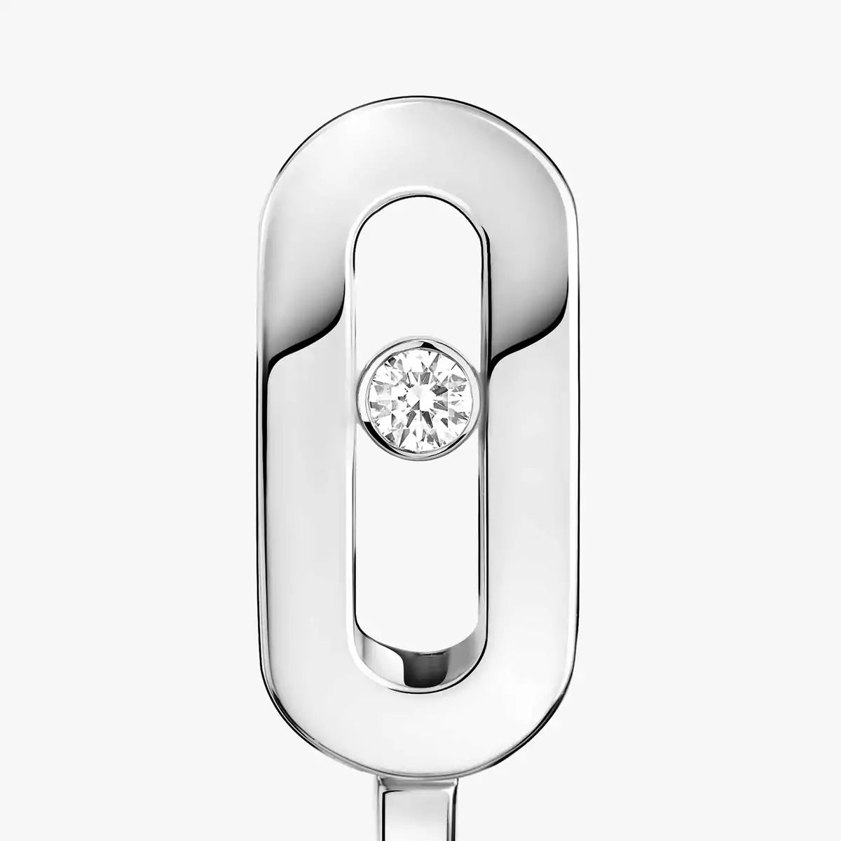 [Luxery]Diamond Mini Hoop Earrings Move Classique