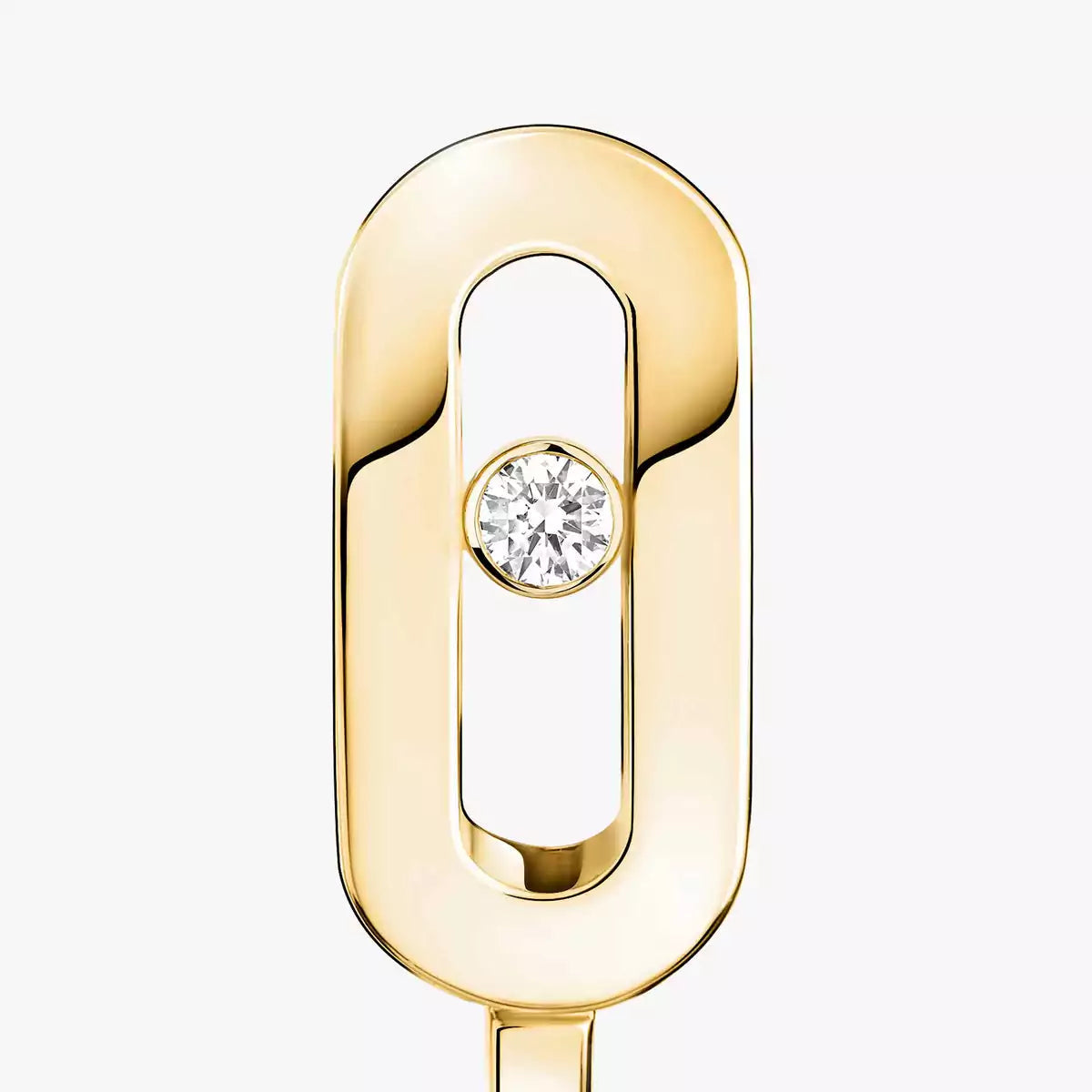 [Luxery]Diamond Mini Hoop Earrings Move Classique