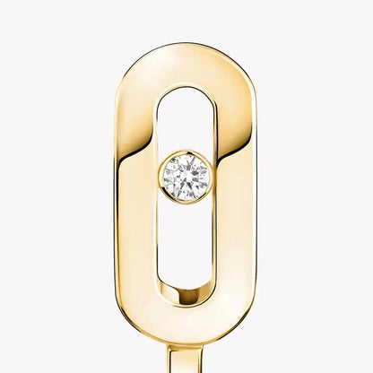 [Luxery]Diamond Mini Hoop Earrings Move Classique