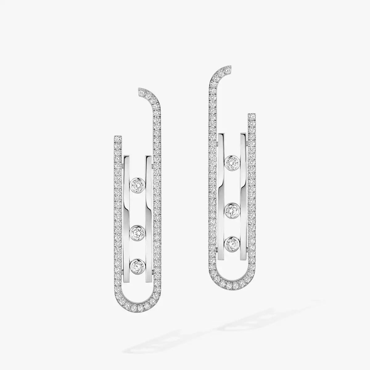 [Luxery]Diamond Pendant Earrings Move 10Th