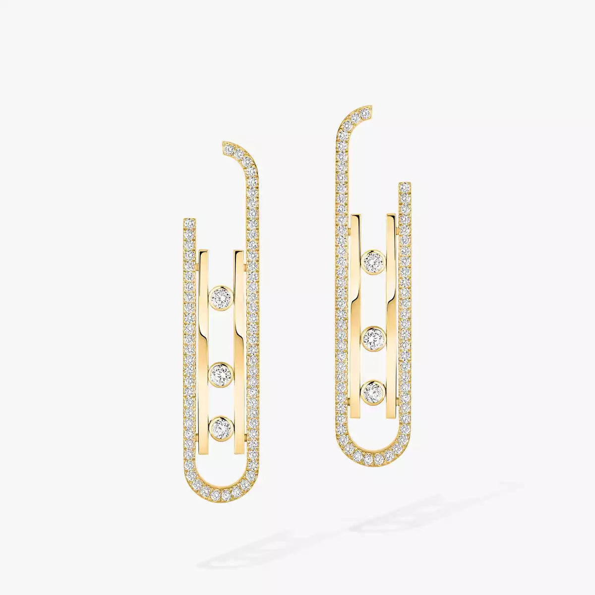 [Luxery]Diamond Pendant Earrings Move 10Th