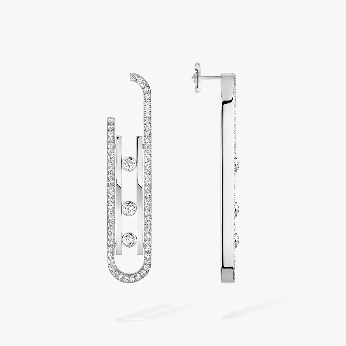 [Luxery]Diamond Pendant Earrings Move 10Th