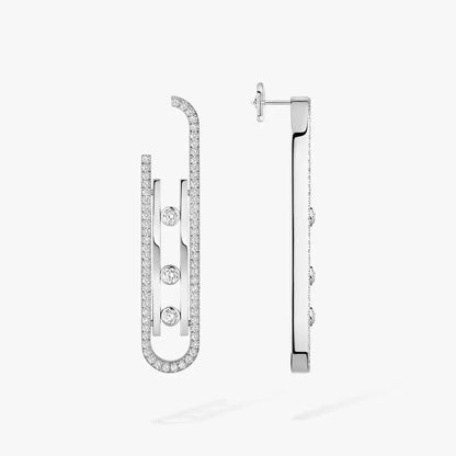 [Luxery]Diamond Pendant Earrings Move 10Th