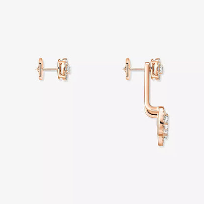 [Luxery] My Twin Trio  Diamond Earrings