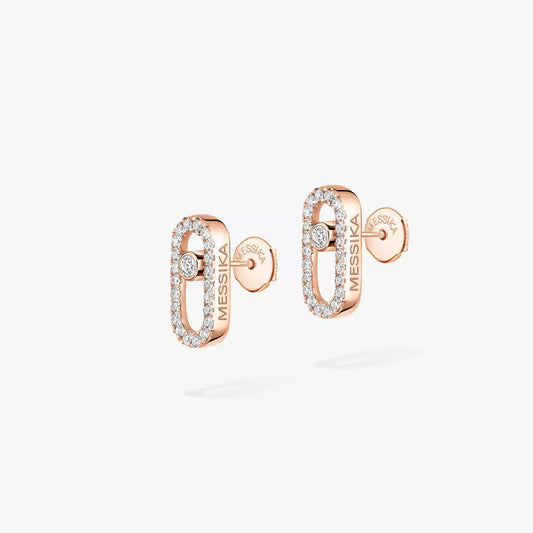 [Luxery]Move Uno Diamond Earrings