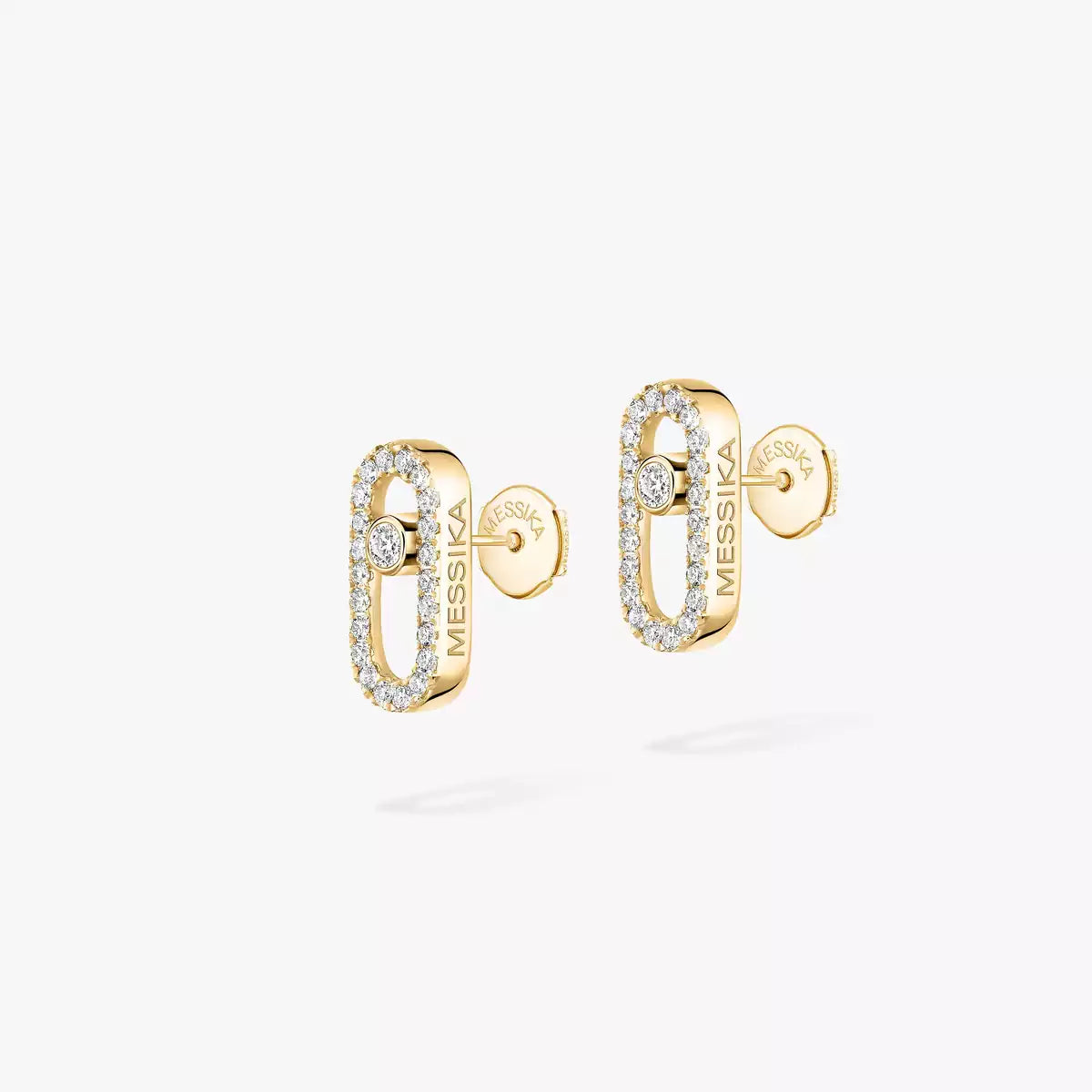 [Luxery]Move Uno Diamond Earrings