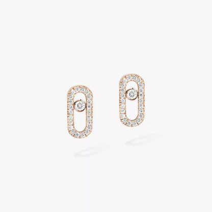 [Luxery]Move Uno Diamond Earrings