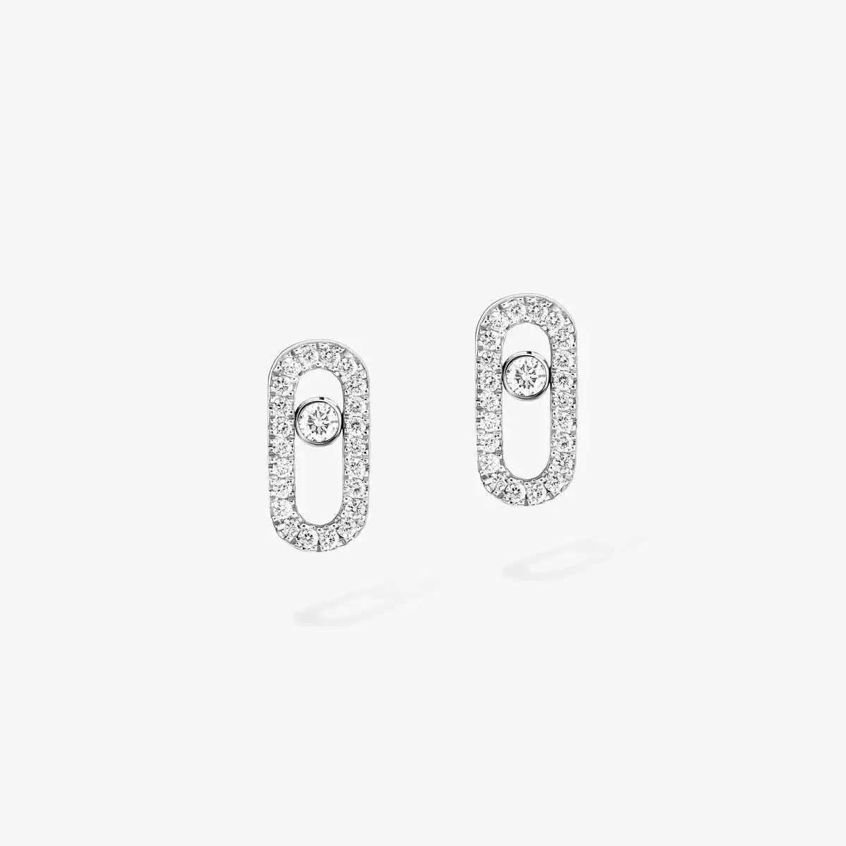 [Luxery]Move Uno Diamond Earrings