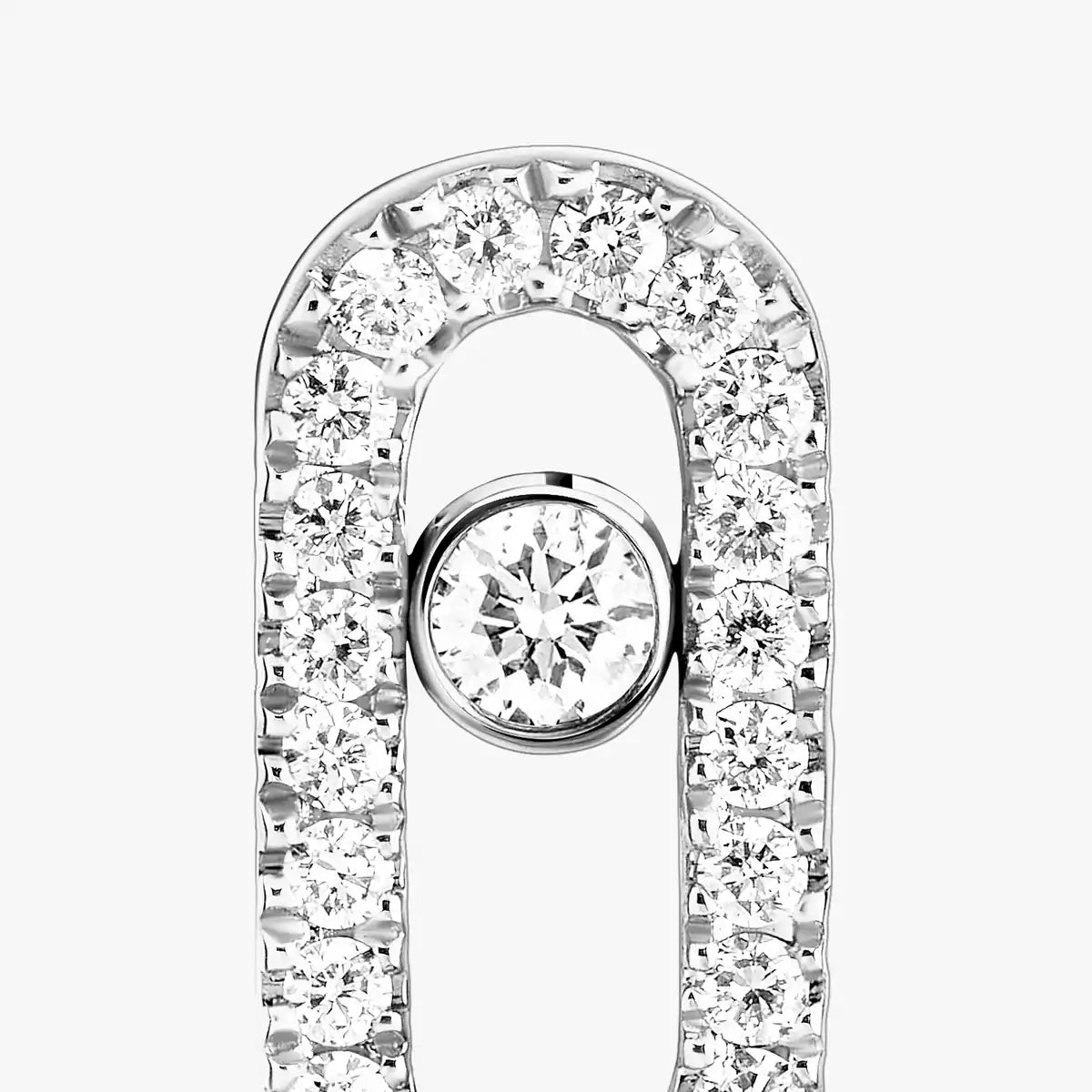 [Luxery]Move Uno Diamond Earrings
