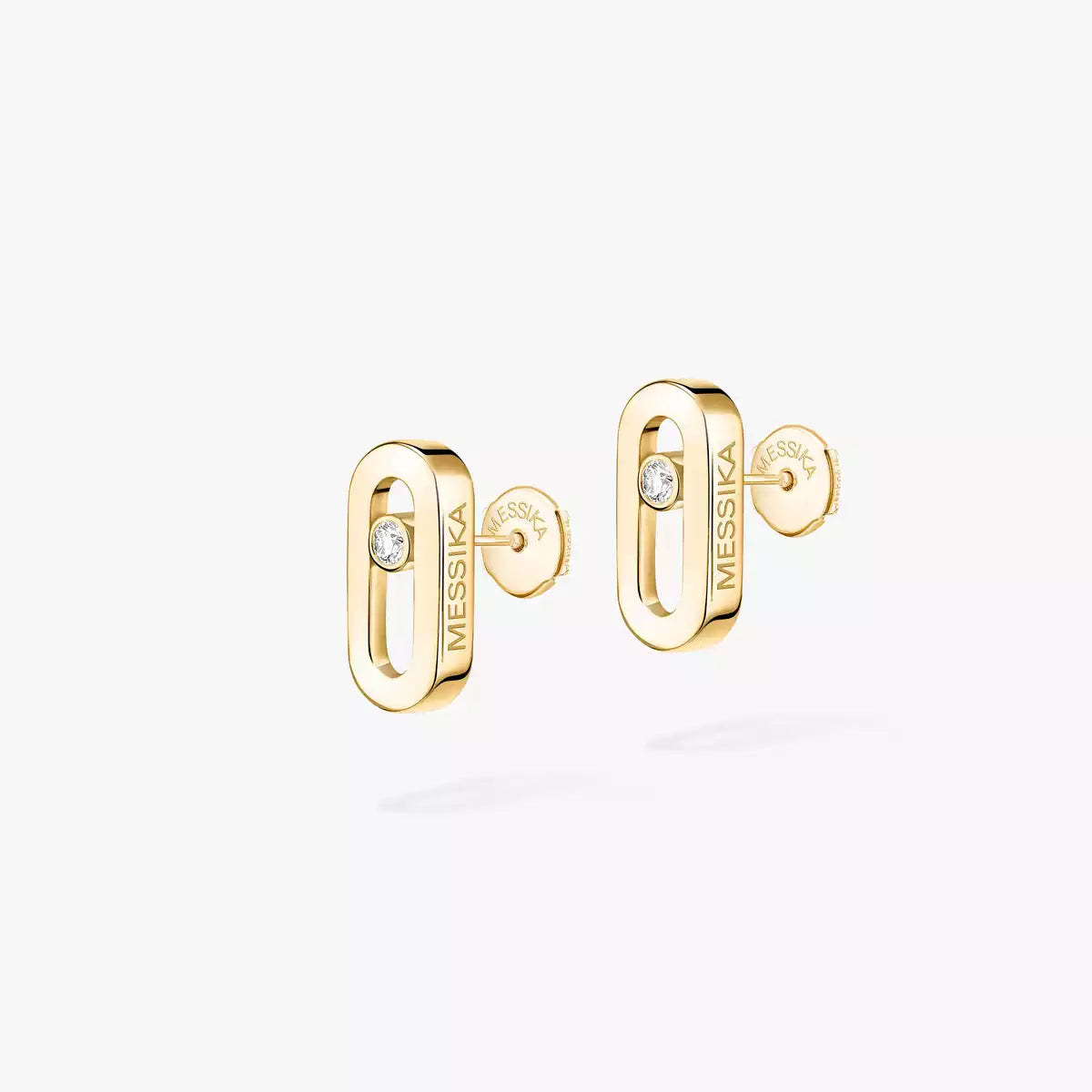 [Luxery]Move Uno Diamond Stud Earrings