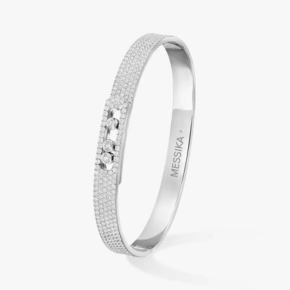 [Luxery]Move Noa Full Pavé Diamond Bangle Bracelet