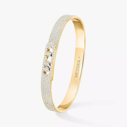 [Luxery]Move Noa Full Pavé Diamond Bangle Bracelet