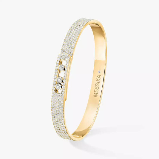 [Luxery]Move Noa Full Pavé Diamond Bangle Bracelet