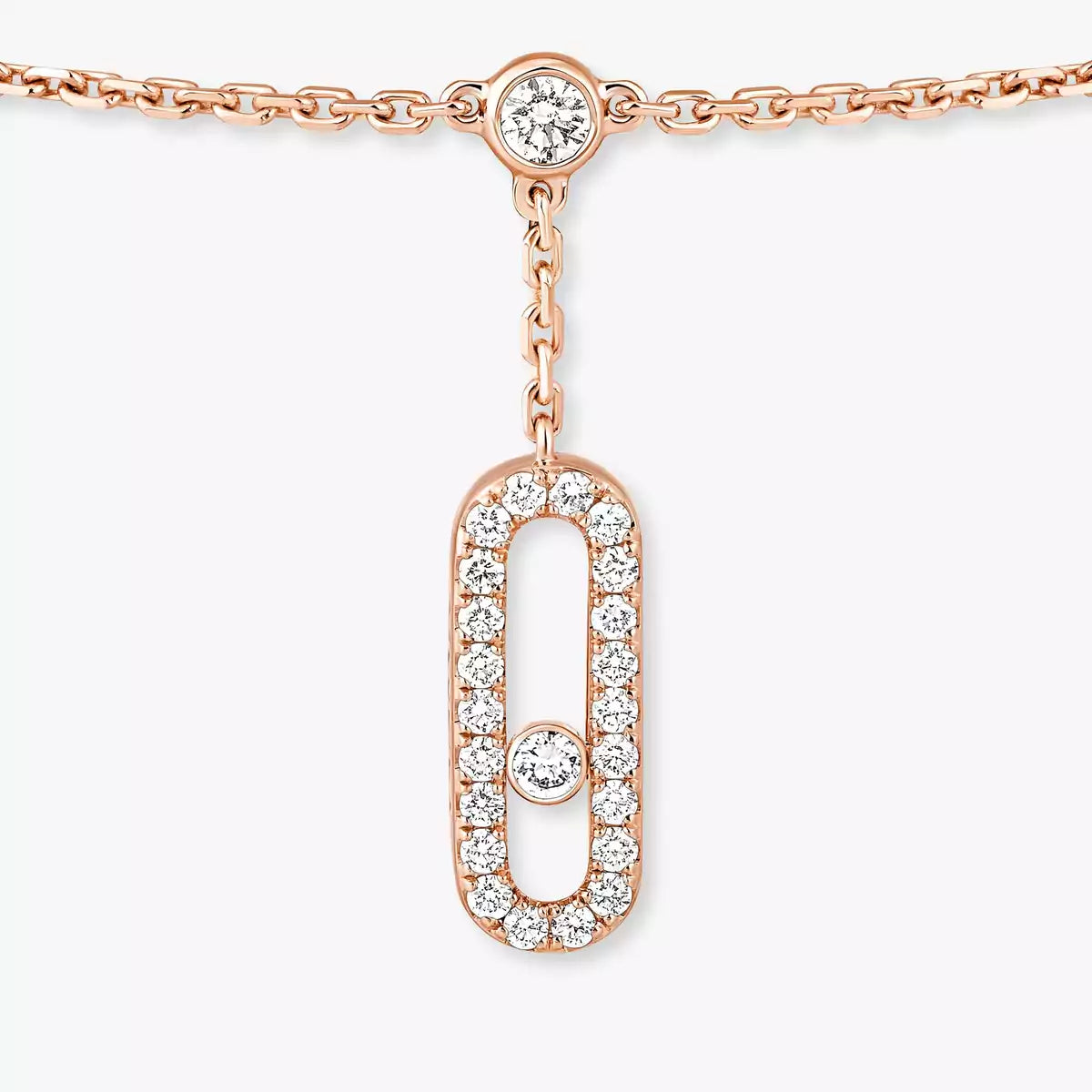[Luxery] Move Uno pavé ankle bracelet