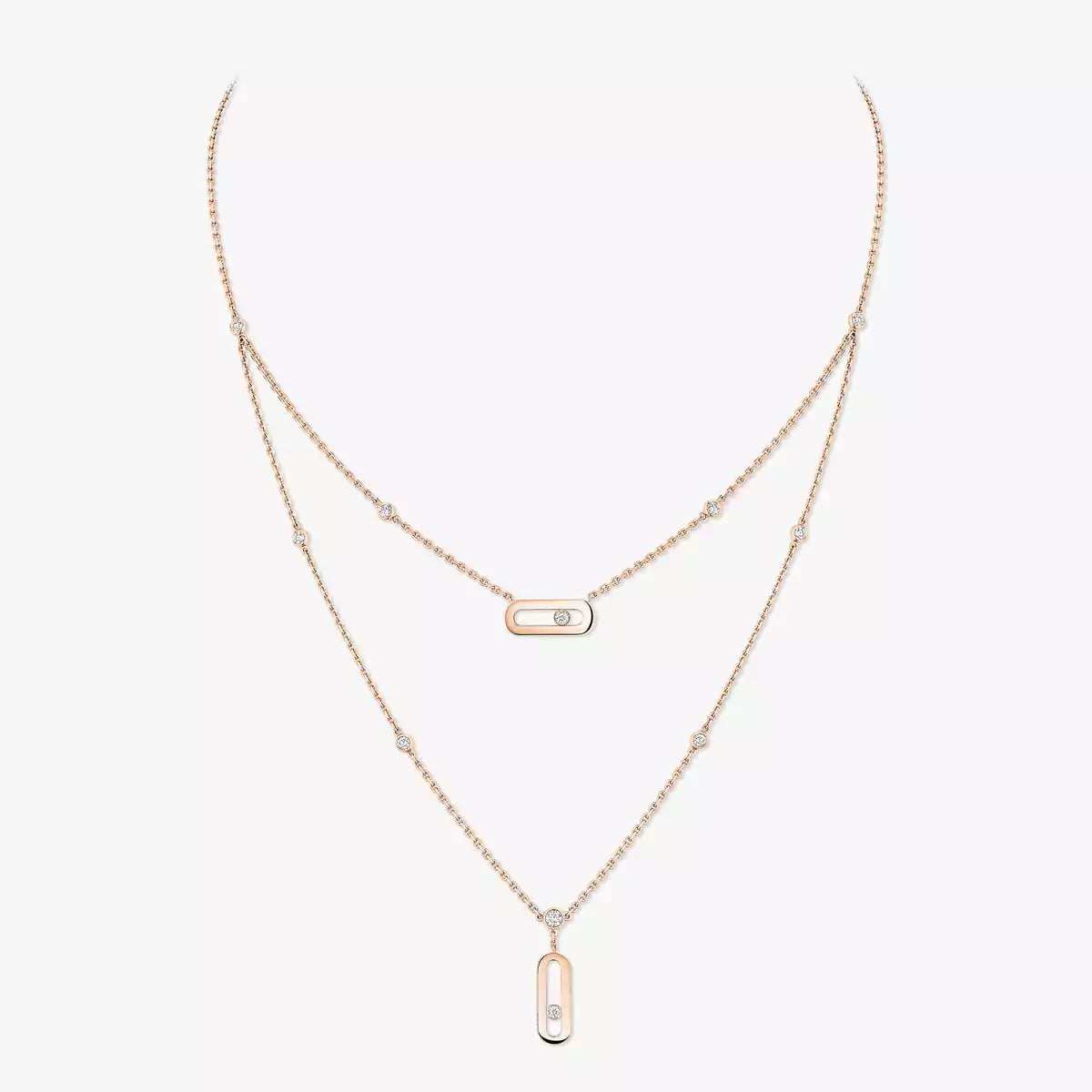 [Luxery] Move Uno Diamond Necklace