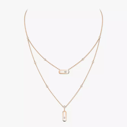 [Luxery] Move Uno Diamond Necklace