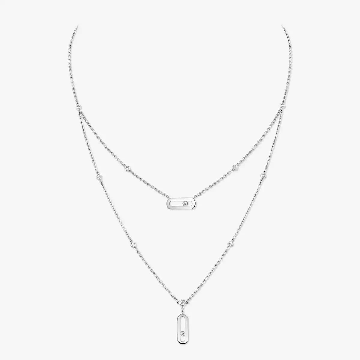 [Luxery] Move Uno Diamond Necklace