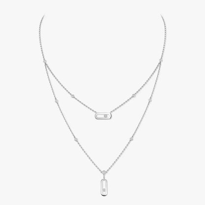 [Luxery] Move Uno Diamond Necklace