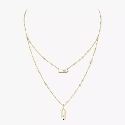 [Luxery] Move Uno Diamond Necklace