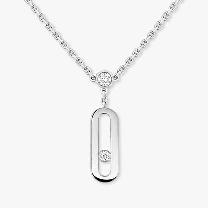 [Luxery] Move Uno Diamond Necklace