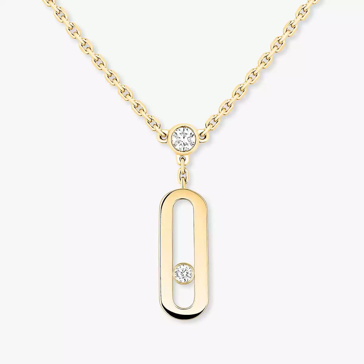 [Luxery] Move Uno Diamond Necklace