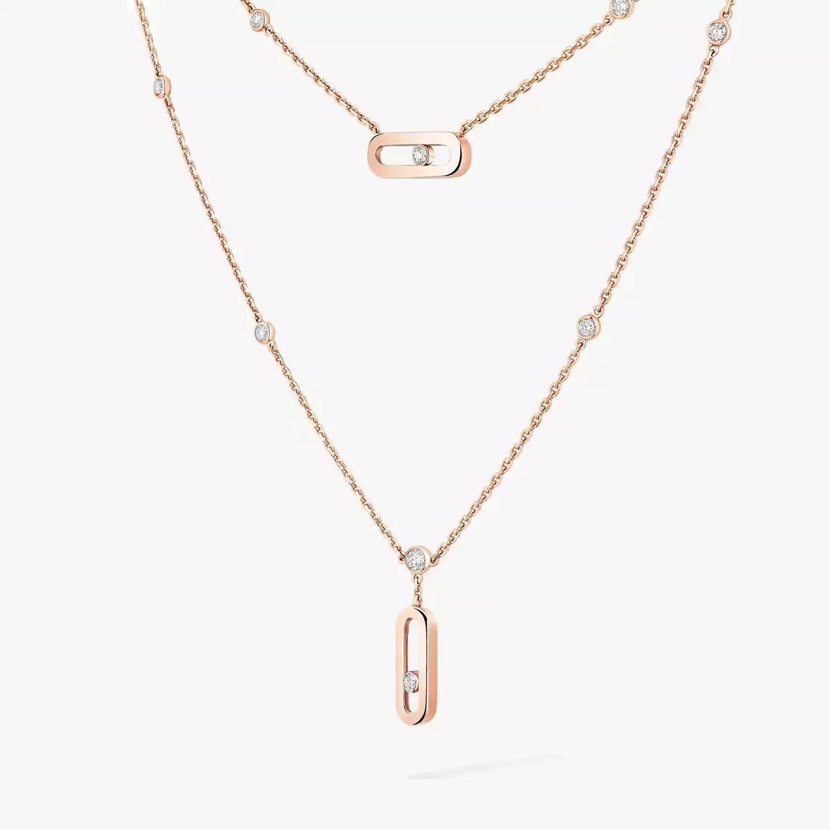 [Luxery] Move Uno Diamond Necklace