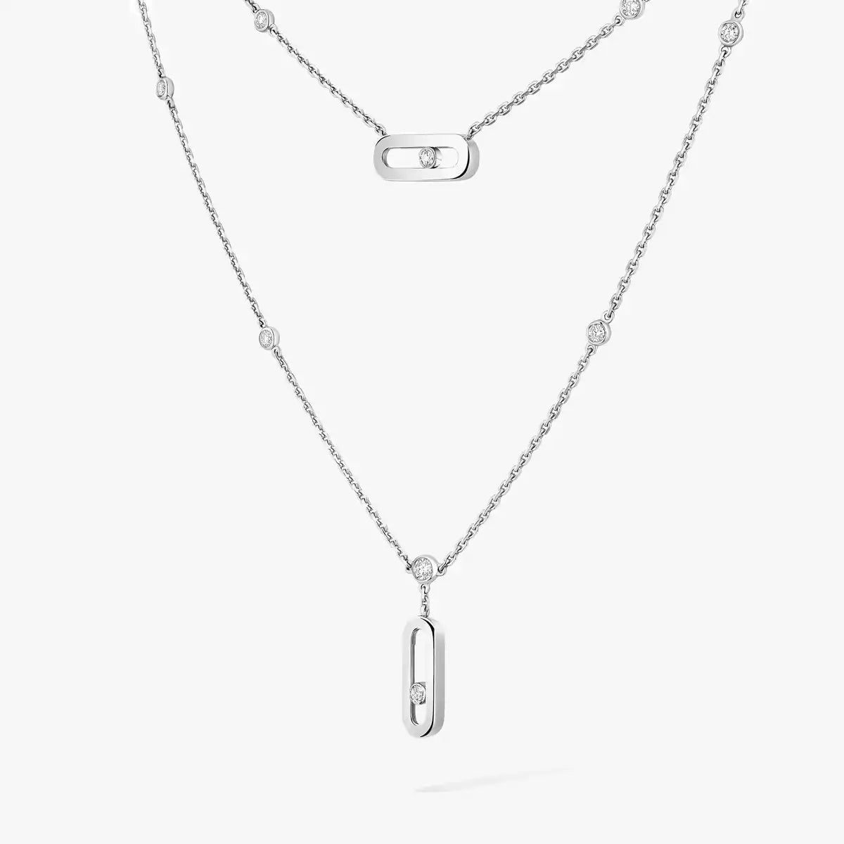 [Luxery] Move Uno Diamond Necklace