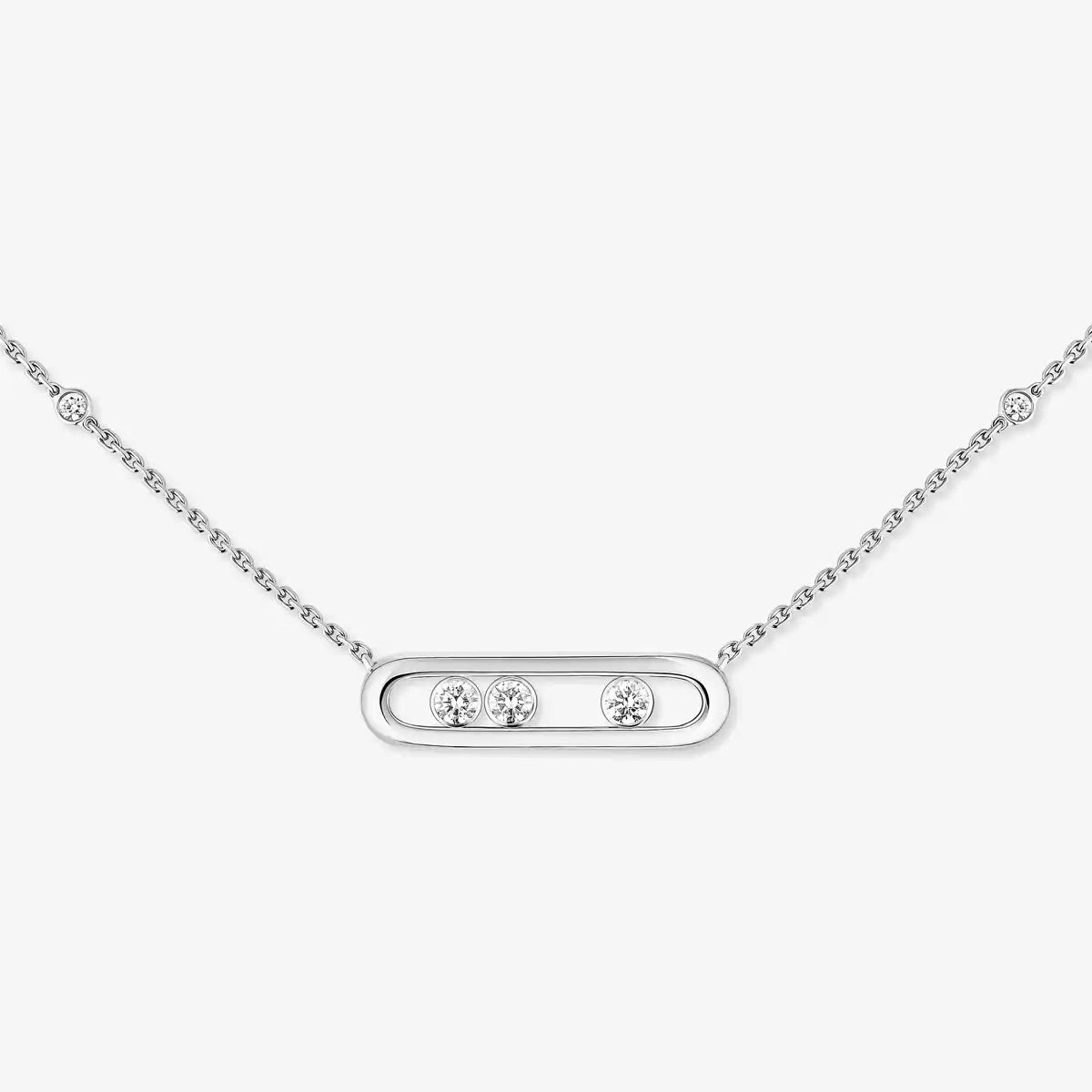 [Luxery] Baby Move Gold Diamond Necklace