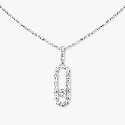 [Luxery]Move Uno Diamond Necklace in Rose Gold