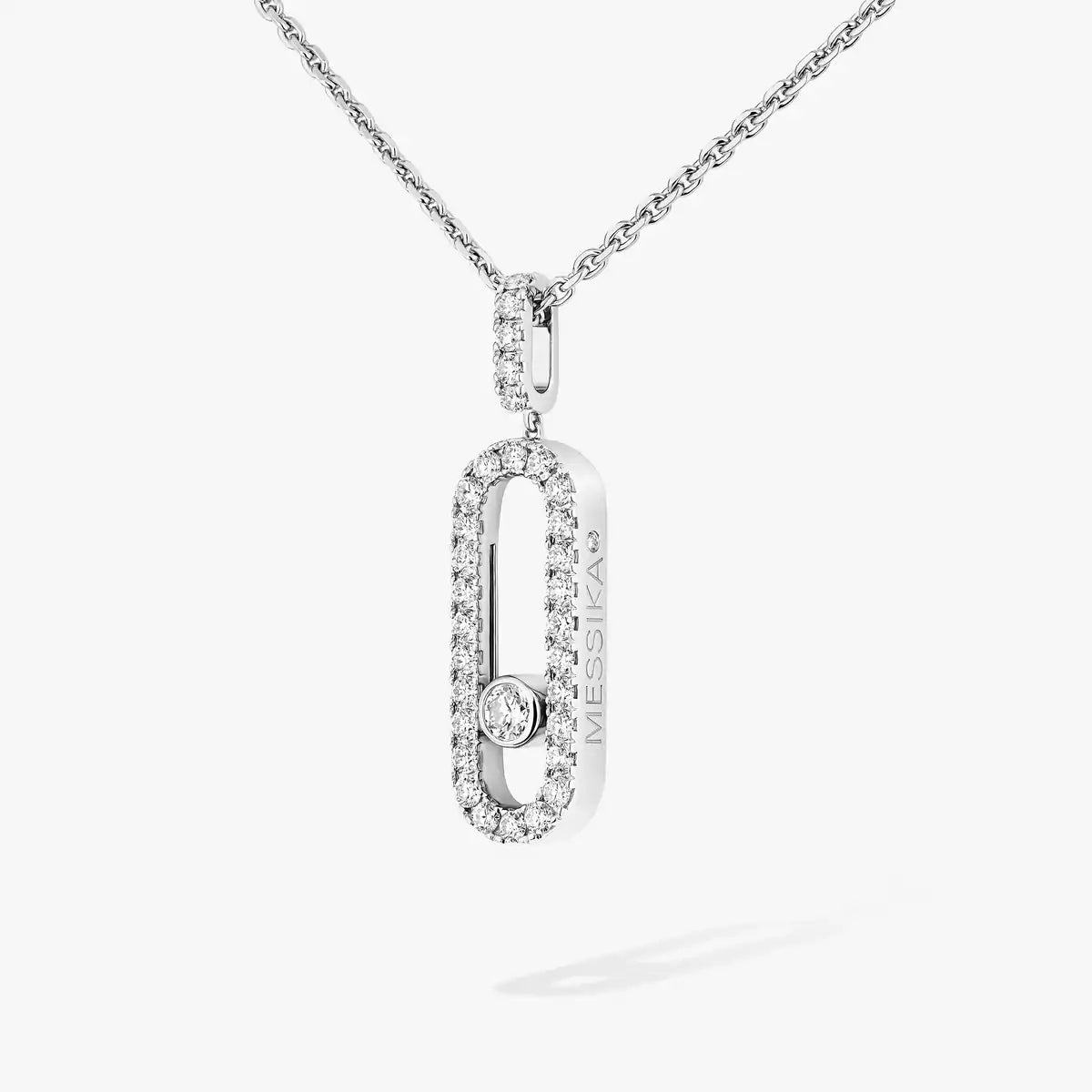 [Luxery]Move Uno Diamond Necklace in Rose Gold