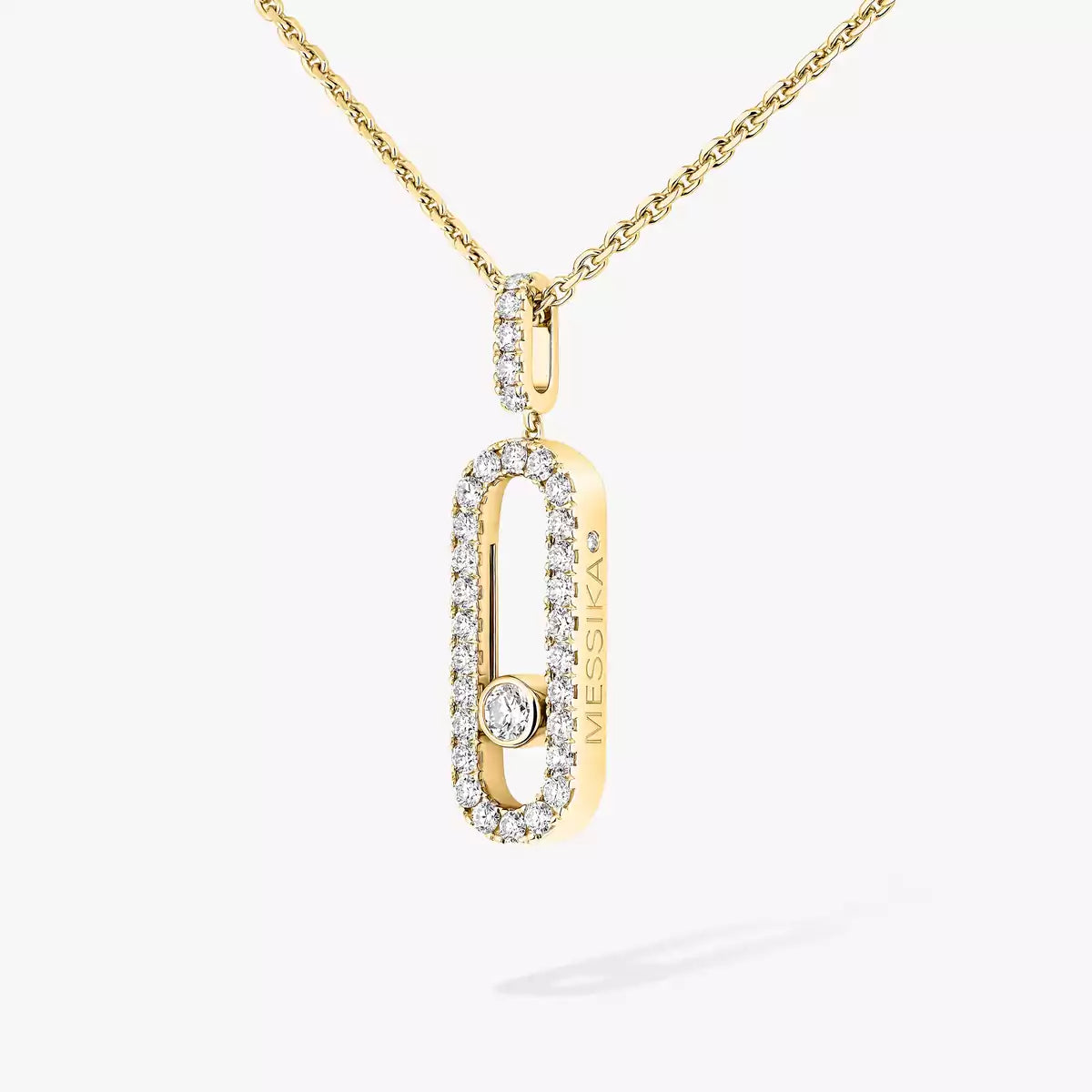 [Luxery]Move Uno Diamond Necklace in Rose Gold
