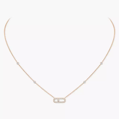 [Luxery]Diamond Necklace Move Uno