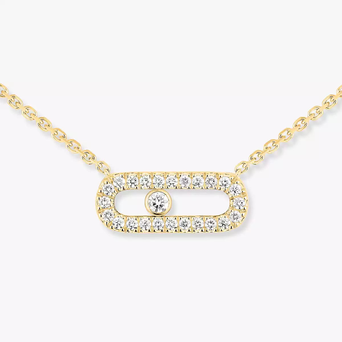 [Luxery]Diamond Necklace Move Uno