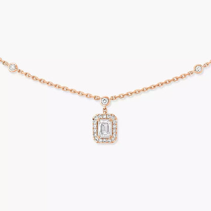 [Luxery]My Twin Diamond Necklace in Silver