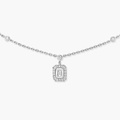 [Luxery]My Twin Diamond Necklace in Silver
