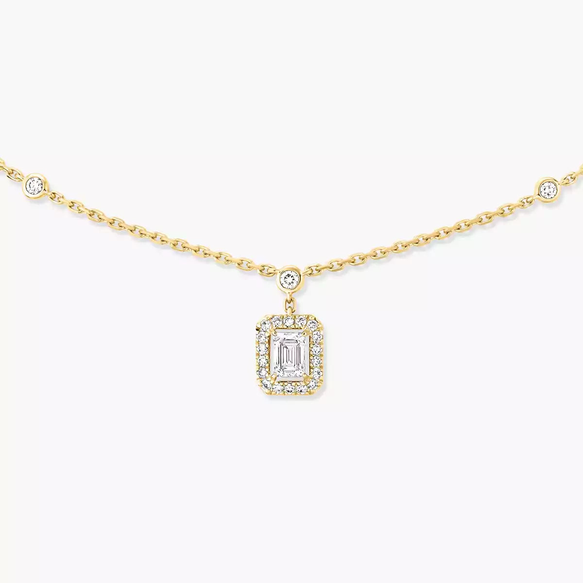 [Luxery]My Twin Diamond Necklace in Silver