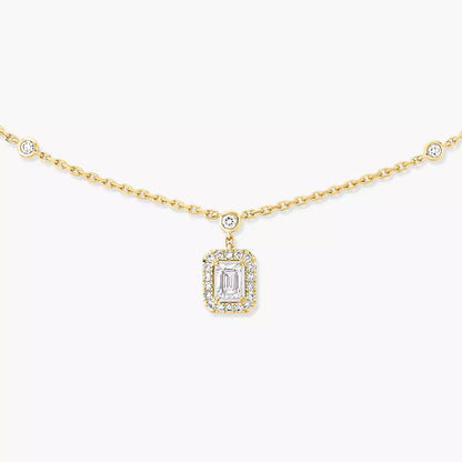 [Luxery]My Twin Diamond Necklace in Silver
