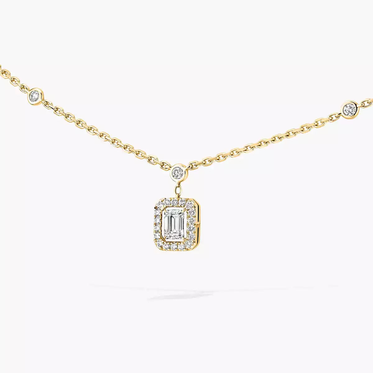 [Luxery]My Twin Diamond Necklace in Silver
