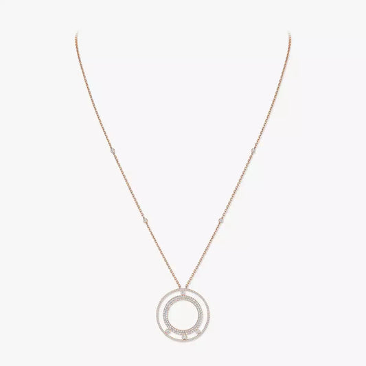 [Luxery]Move Romane Long Pave_-Set Diamond Necklace