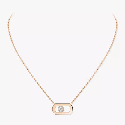 [Luxery]So Move Diamond Necklace in Gold