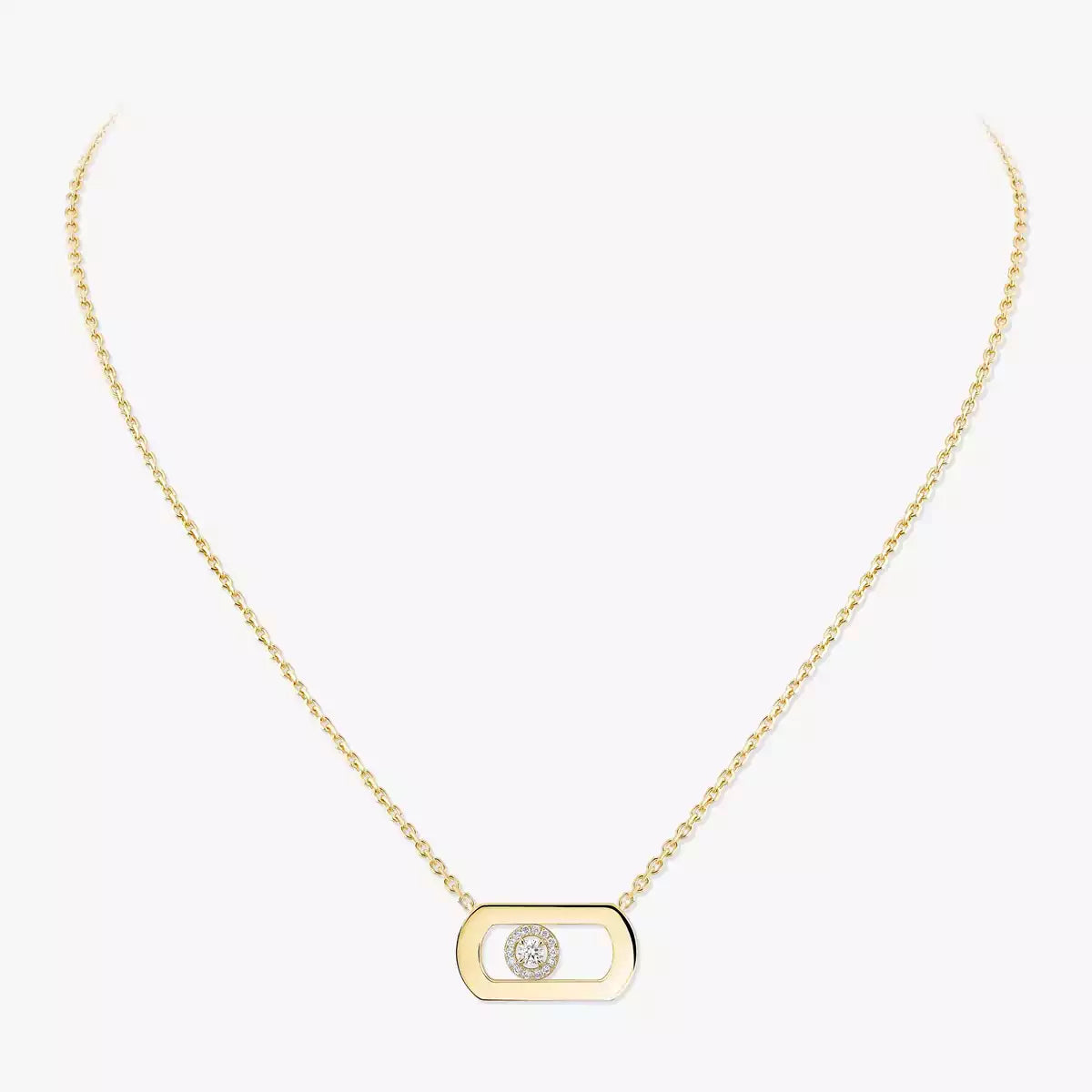 [Luxery]So Move Diamond Necklace in Gold